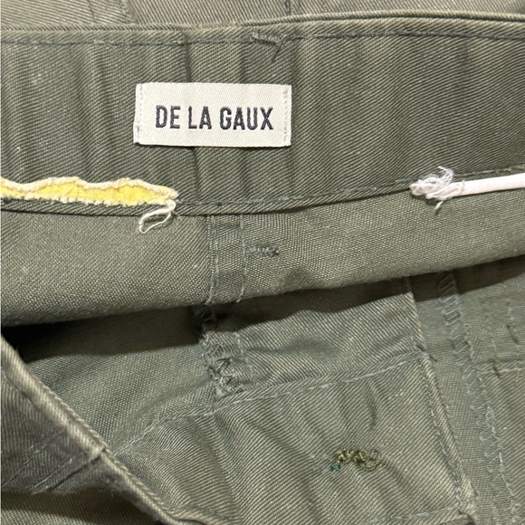 Vintage Army Pants with Embroidered Fleece Embellishments - Picture 2 of 8